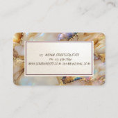 Lotus Pearl Marble Visitenkarte (Rückseite)