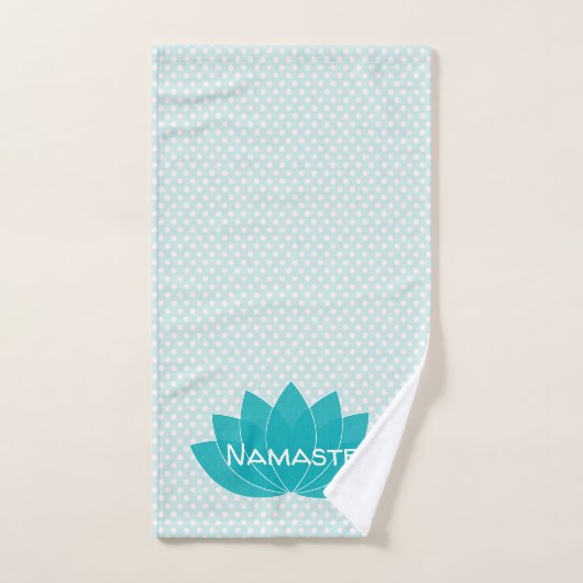 Lotus Polka Dot Yoga Handtuch (Handtuch)