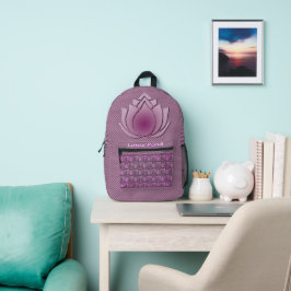 Lotus Pond Bedruckter Rucksack