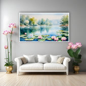 Lotus Pond Poster