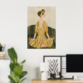 Lotus-Pose-Poster - Meditatives Druckbild für Sie Poster (Heimbüro)