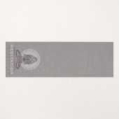 Lotus Pose Yoga Practice Mat Yogamatte (Vorderseite (Horizontal))