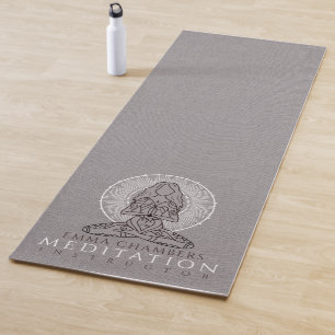 Lotus Pose Yoga Practice Mat Yogamatte