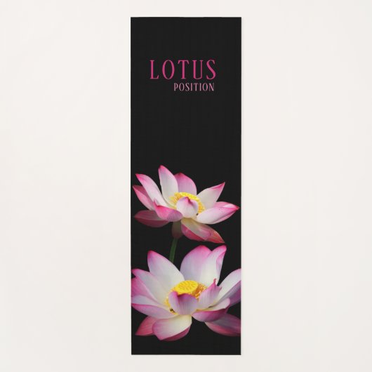 Lotus Position - Yoga Mat Yogamatte (Vorderseite)