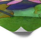 ‚lotus‘ poster (Ecke)