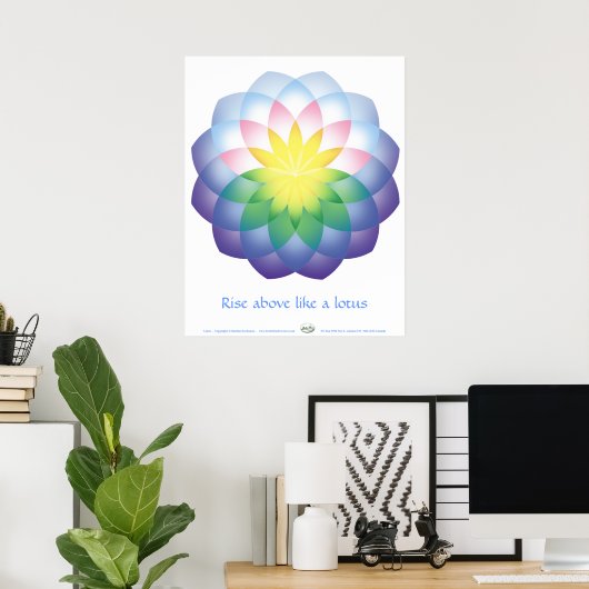 Lotus Poster (Heimbüro)