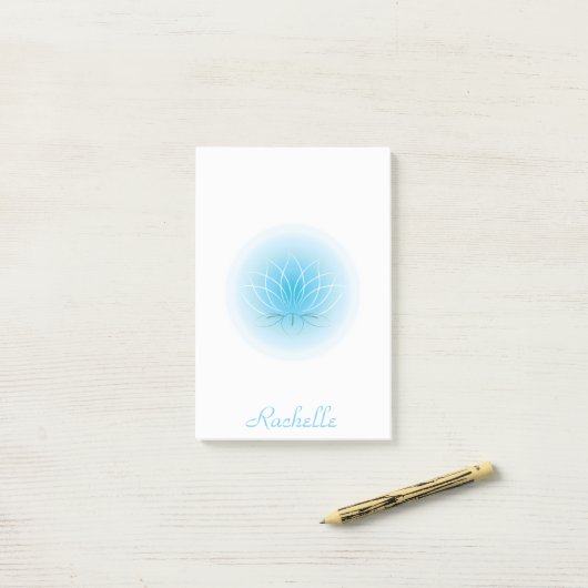 Lotus Postit Notes Post-it Klebezettel (Auf Schreibtisch)