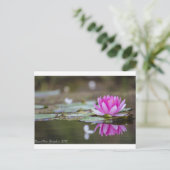 Lotus Postkarte (Stehend Vorderseite)