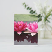 Lotus Postkarte (Stehend Vorderseite)