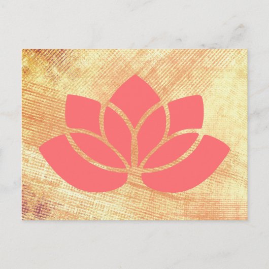 Lotus Postkarte (Vorderseite)