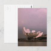 Lotus Postkarte (Vorne/Hinten)