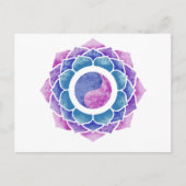 Lotus Postkarte (Vorderseite)