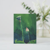 Lotus Postkarte (Stehend Vorderseite)