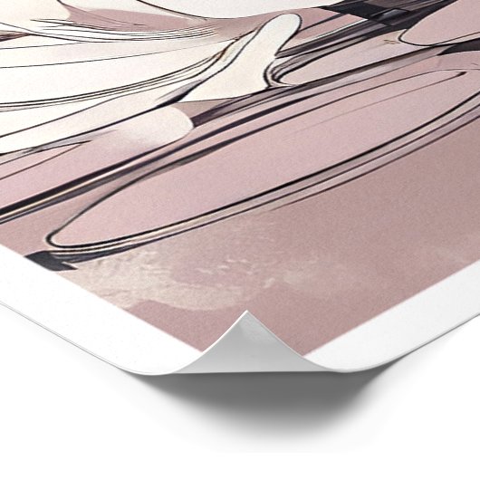 Lotus Print Poster (Ecke)