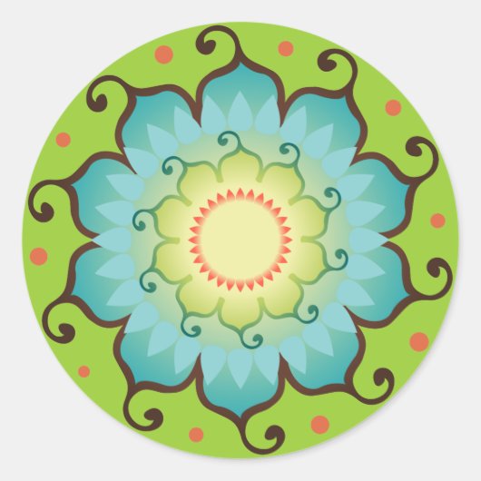 Lotus Radiant Stickers (Vorderseite)