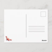 Lotus Reflection Affirmation Empower Inner Wisdom Postkarte (Rückseite)