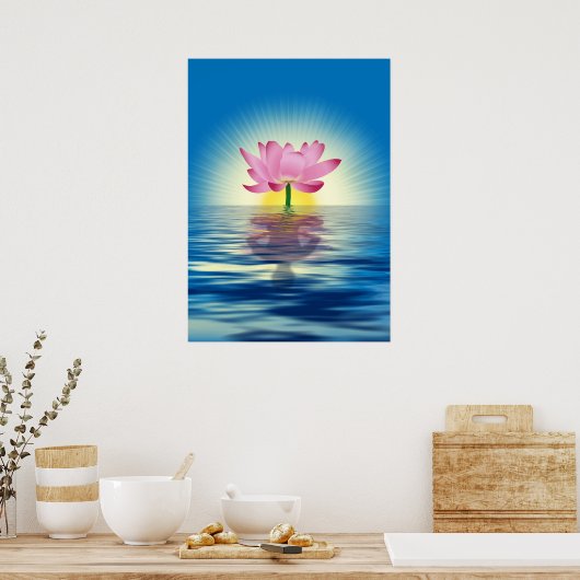 Lotus Reflection Poster (Küche)