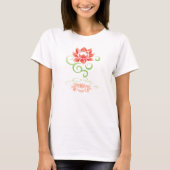 Lotus-Reflexion T-Shirt (Vorderseite)