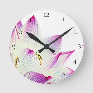 *~* Lotus Reiki Yoga Studio Meditationszentrum Runde Wanduhr