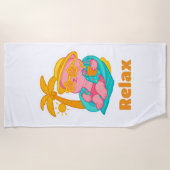 Lotus Relax Beach Towel Strandtuch (Vorderseite)