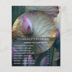 Lotus Reverie   Lotus-Blumendesign Flyer