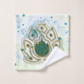 Lotus Rising Badhandtuch Set (Waschlappen)