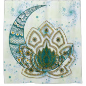 Lotus Rising Duschvorhang (Vorderseite)