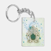 Lotus Rising Schlüsselanhänger (Vorderseite links)