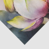 LOTUS rosa Blumendecoupage Seidenpapier (Ausschnitt)