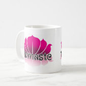 Lotus-Rosa Kaffeetasse (Vorderseite Links)