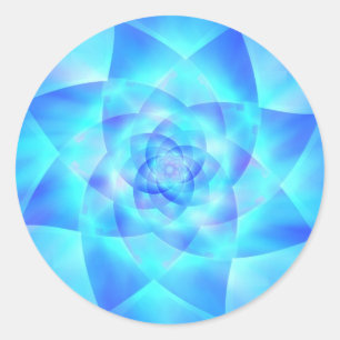 Lotus Runder Aufkleber