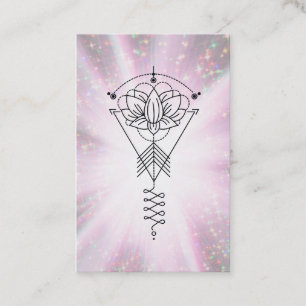 *~* Lotus-Schein-Stammes- heilende Strahlen Reiki Visitenkarte