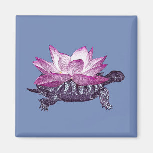 Lotus-Schildkröte-Magnet Magnet