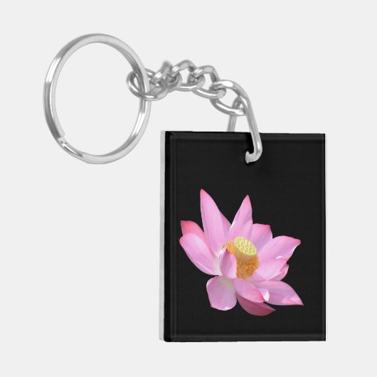 Lotus Schlüsselanhänger (Vorderseite links)