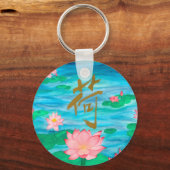 Lotus Schlüsselanhänger (Vorderseite)