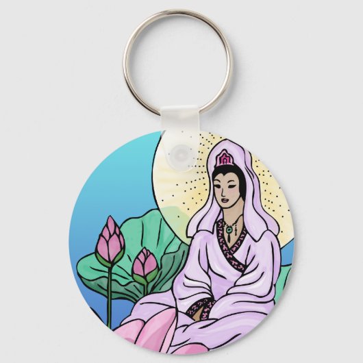 Lotus Schlüsselanhänger (Vorderseite)