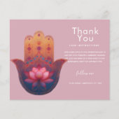 Lotus-Segen | Hamsa-Hand Flyer (Vorne)