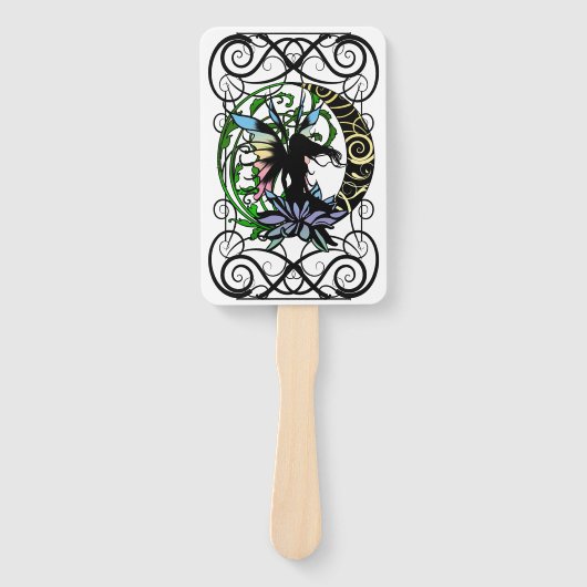 Lotus Shadow Fairy Fächer (Vorderseite)