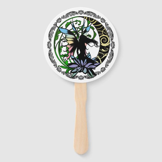 Lotus Shadow Fairy Fächer (Vorderseite)