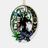 Lotus Shadow Fairy Keramikornament (Rechts)