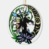 Lotus Shadow Fairy Keramikornament (Links)