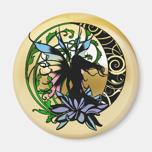 Lotus Shadow Fairy Magnet (Vorne)