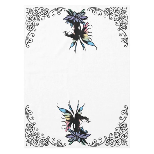Lotus Shadow Fairy Tischdecke (Vorderseite)