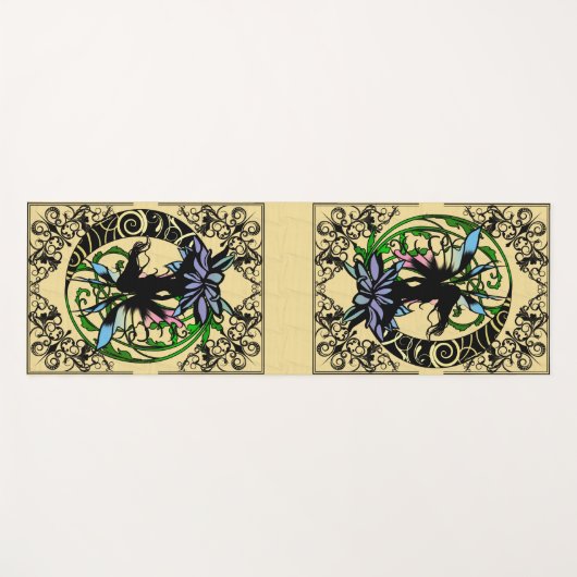 Lotus Shadow Fairy Yogamatte (Vorderseite (Horizontal))