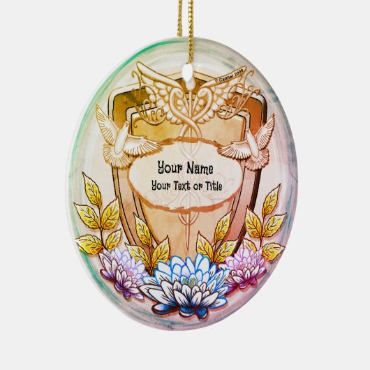 Lotus shield nurse keramik ornament (Rechts)