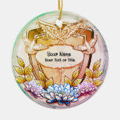 Lotus shield nurse  keramik ornament (Vorne)