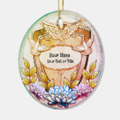 Lotus shield nurse keramik ornament (Links)