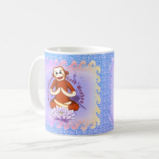 Lotus Sock Monkey Tasse (Vorderseite Links)