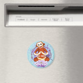 Lotus-Sockenäffchen Magnet (In Situ (Geschirrspüler))