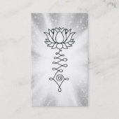 *~* Lotus Sparkle Rays Reiki Energy Healing Visitenkarte (Vorderseite)